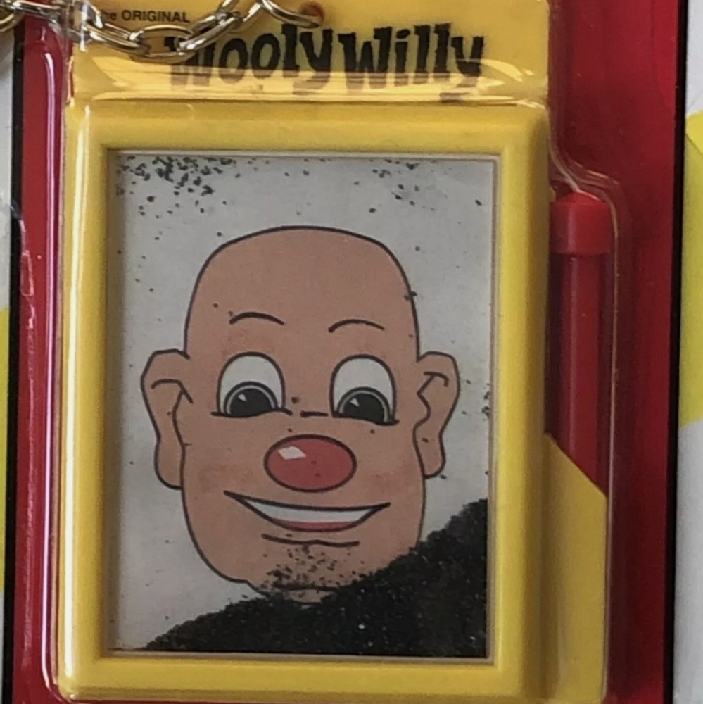 WOOLY WILLY Keychain Keyring classic toy Basic Fun Retired Retro Willie NEW